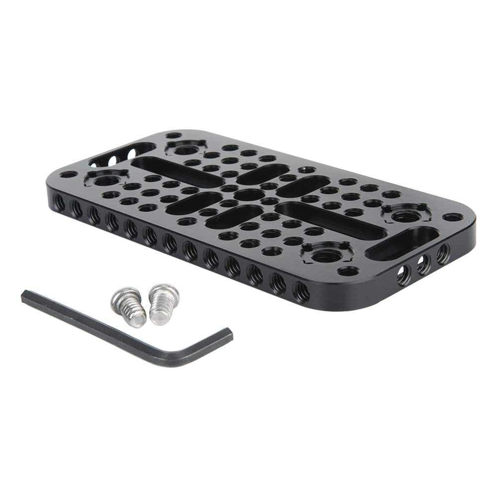 NICEYRIG Camera Cheese Mounting Plate Universal Top Plate for URSA Mini 4K Gimbal Stabilizer Shoulder Rig System 031