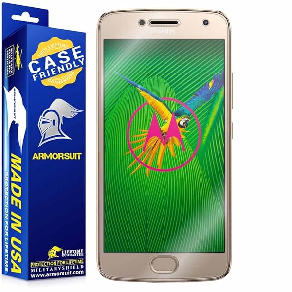 ArmorSuit ArmorSuit 2 Pack Screen Protector for Moto G Plus (5th Gen) - MilitaryShield HD Clear & Case Friendly - View 2 of 9