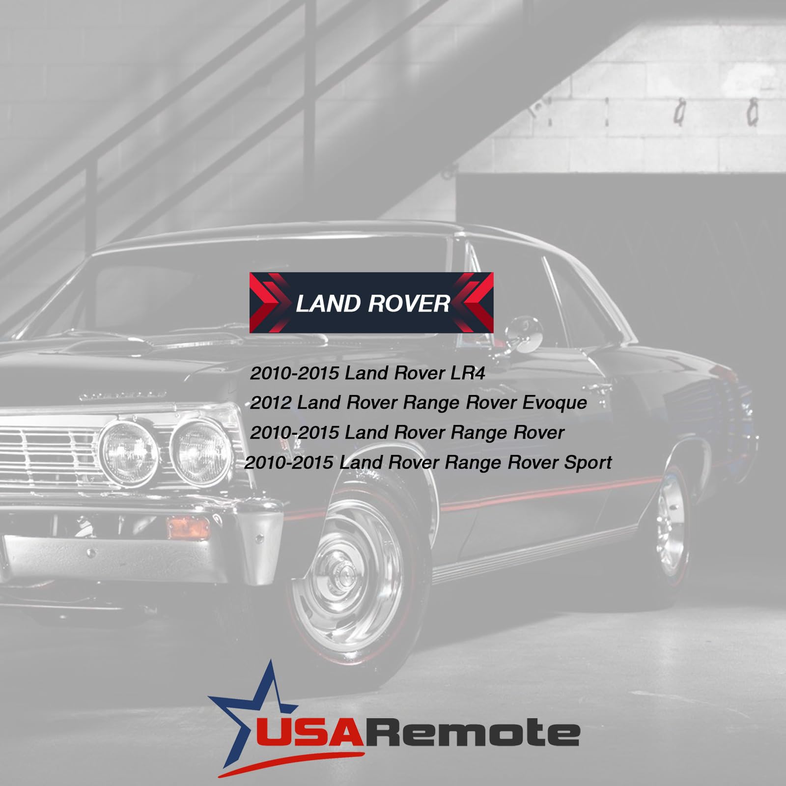 Car Key Fob Keyless Entry Smart Remote for Land Rover Range Rover Sport Evoque Set of 2 LR024070 - View 4 of 6