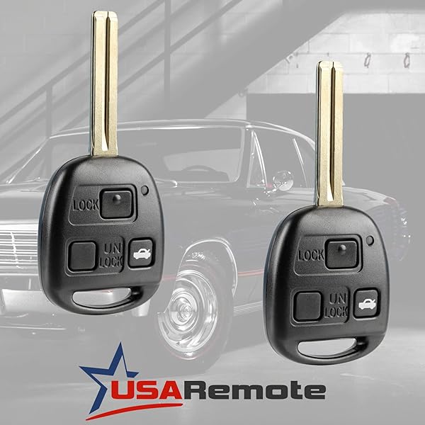 USARemote Car Key Fob Keyless Entry Remote for Lexus ES300 LS430 SC430 Set of 2 High Quality Replacement - View 3 of 7
