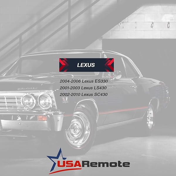 USARemote Car Key Fob Keyless Entry Remote for Lexus ES300 LS430 SC430 Set of 2 High Quality Replacement - View 5 of 7