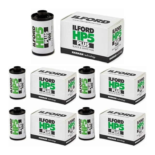 Ilford Buy Ilford HP5 Plus ISO 400 35mm Black & White Film - 5 Pack of 36 Exposures