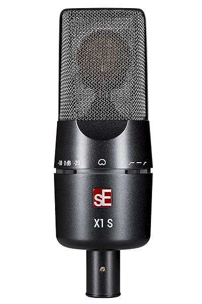 SE ELECTRONICS SE Electronics X1 Series Large Condenser Microphone with Clip - Superior Sound Quality for Recording