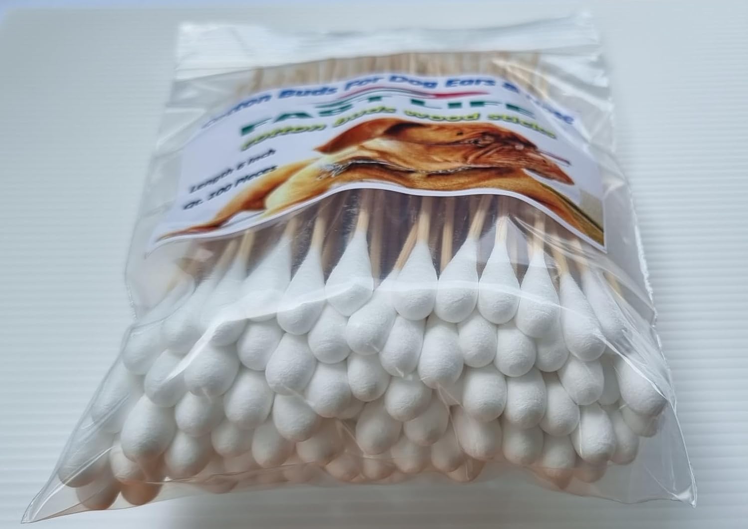 Fast Life FAST LIFE Cotton Buds for Dogs Gentle Cleaning Tool for Pet Hygiene Safe and Soft for Your Furry Friend - View 2 of 7