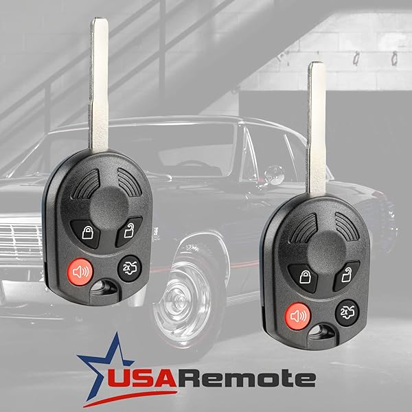 USARemote Key Fob Keyless Entry Remote for Ford Transit Focus Fiesta F150 F250 F350 Escape C-Max 2011 to 2016 High Security - View 3 of 7