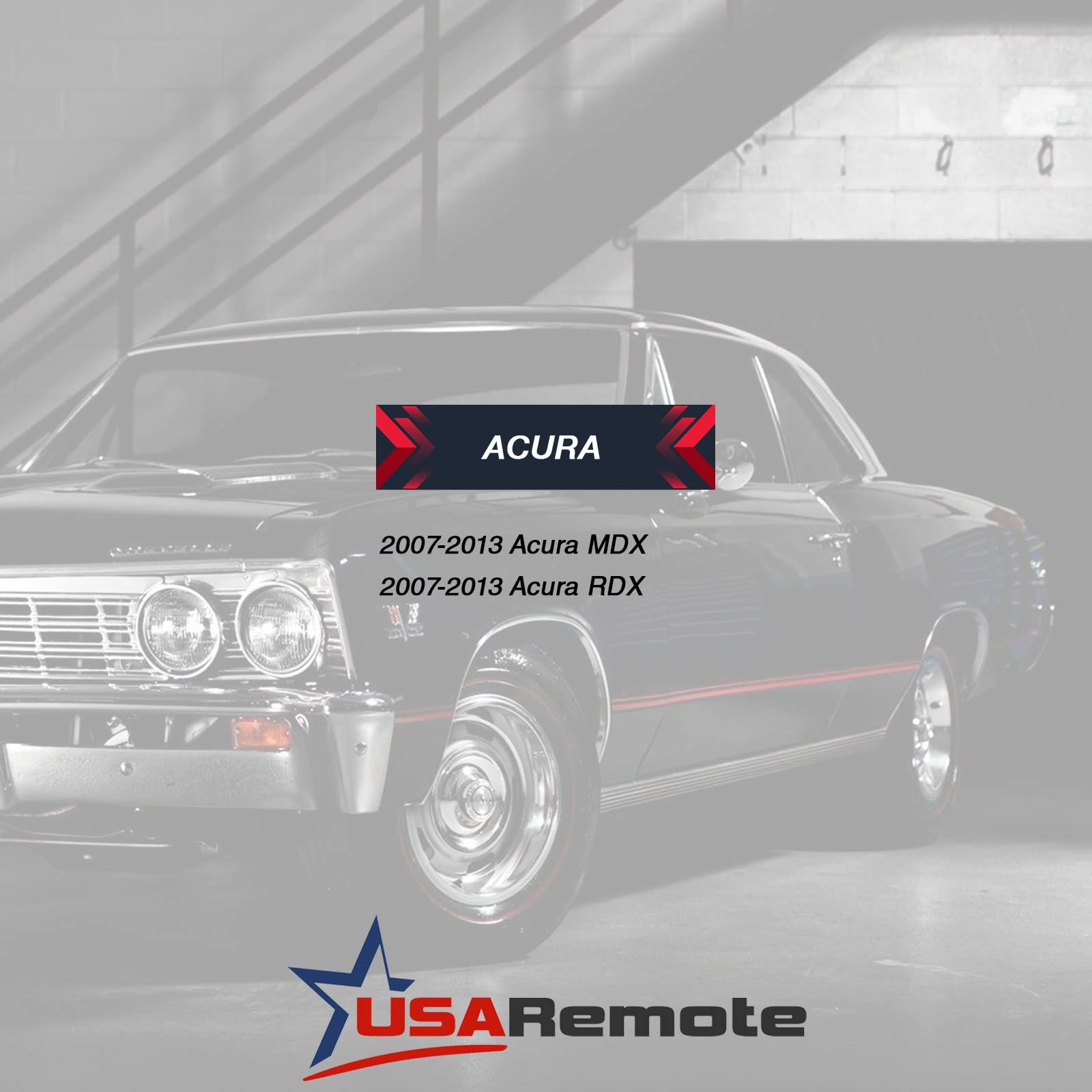 Car Key Fob Keyless Entry Flip Remote Set of 2 for 2007-2013 Acura MDX RDX N5F0602A1A - View 4 of 6