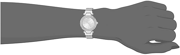 GUESS GUESS Women's Quartz Watch Stainless Steel Strap Silver Model U1009L1 Stylish and Durable Timepiece for Everyday Wear - View 4 of 5