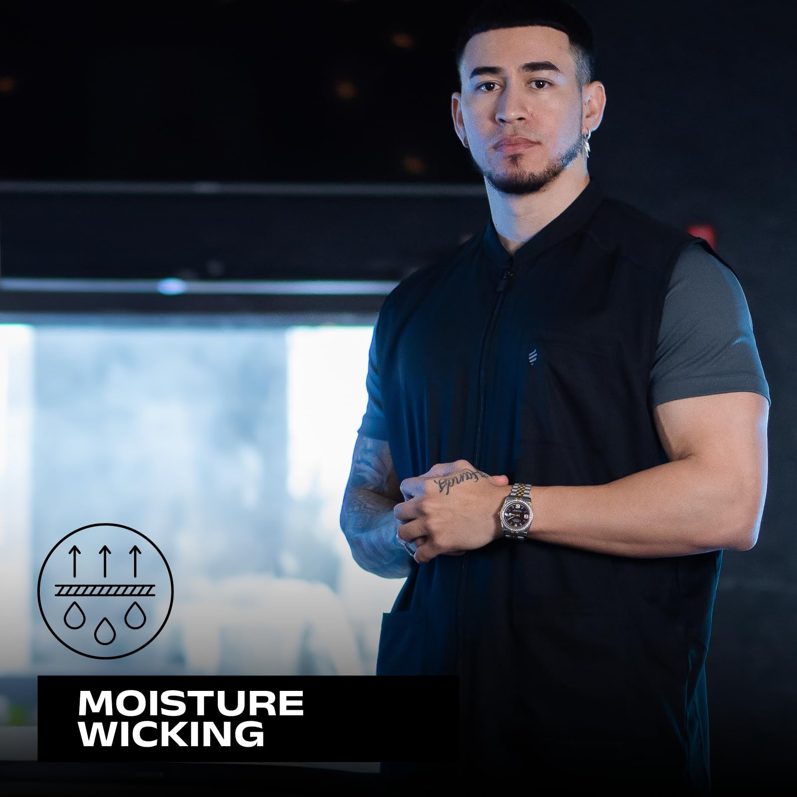 Barber Strong Vest Black Medium for Ultimate Comfort and Style - View 5 of 6