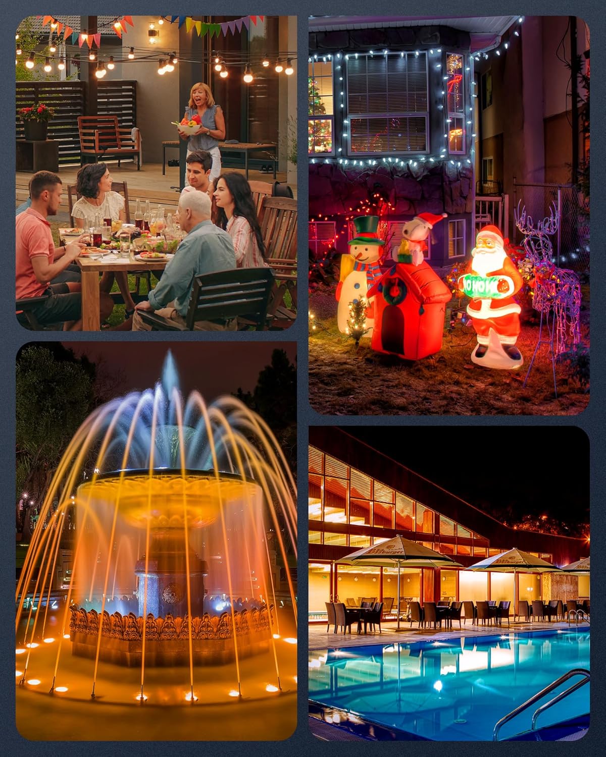 DEWENWILS DEWENWILS 24-Hour Mechanical Light Timer for Outdoor Lighting Heavy Duty Programmable Timer Switch with 2 Outlets for Holiday Lights - View 7 of 7