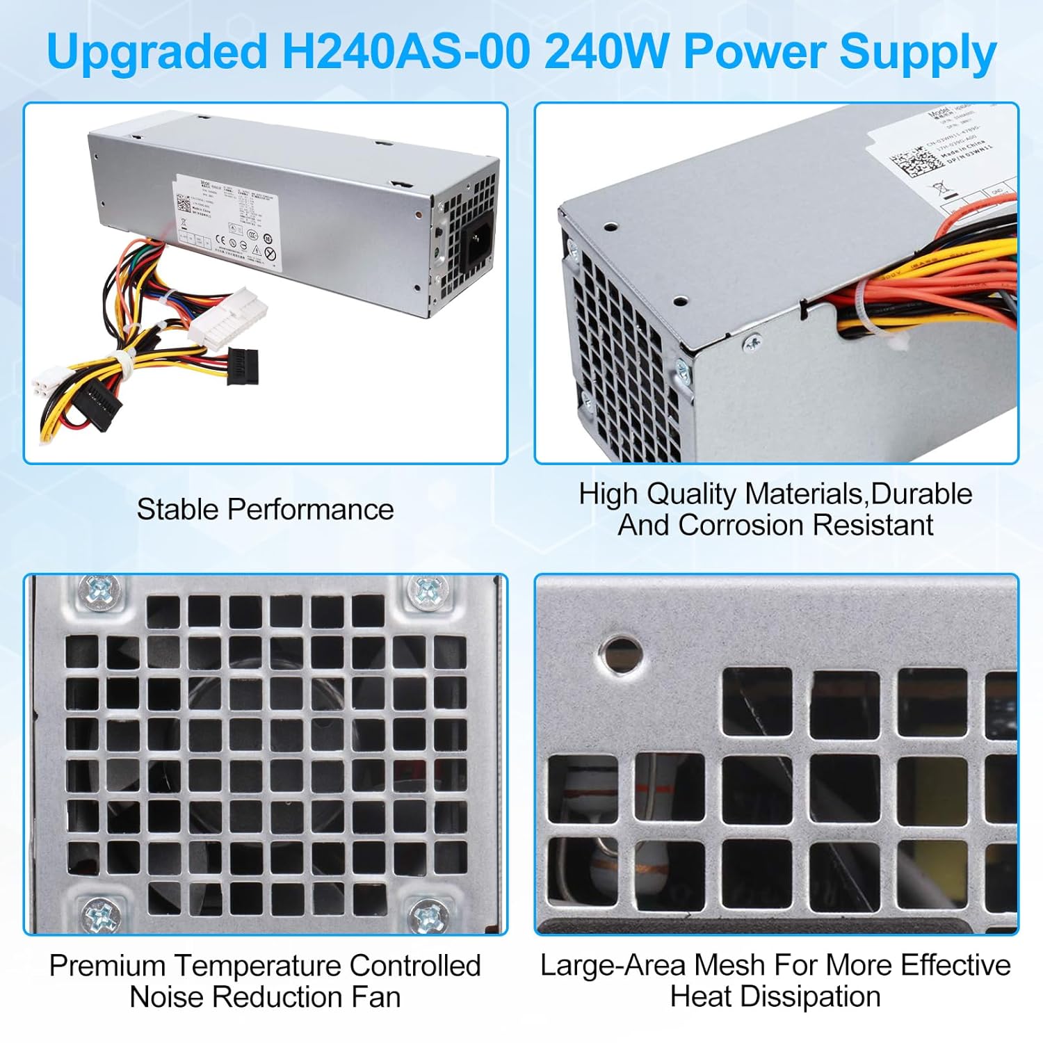 S-Union S-Union 240W Power Supply Unit for Dell OptiPlex 390 790 960 990 3010 9010 Small Form Factor Systems - View 2 of 8