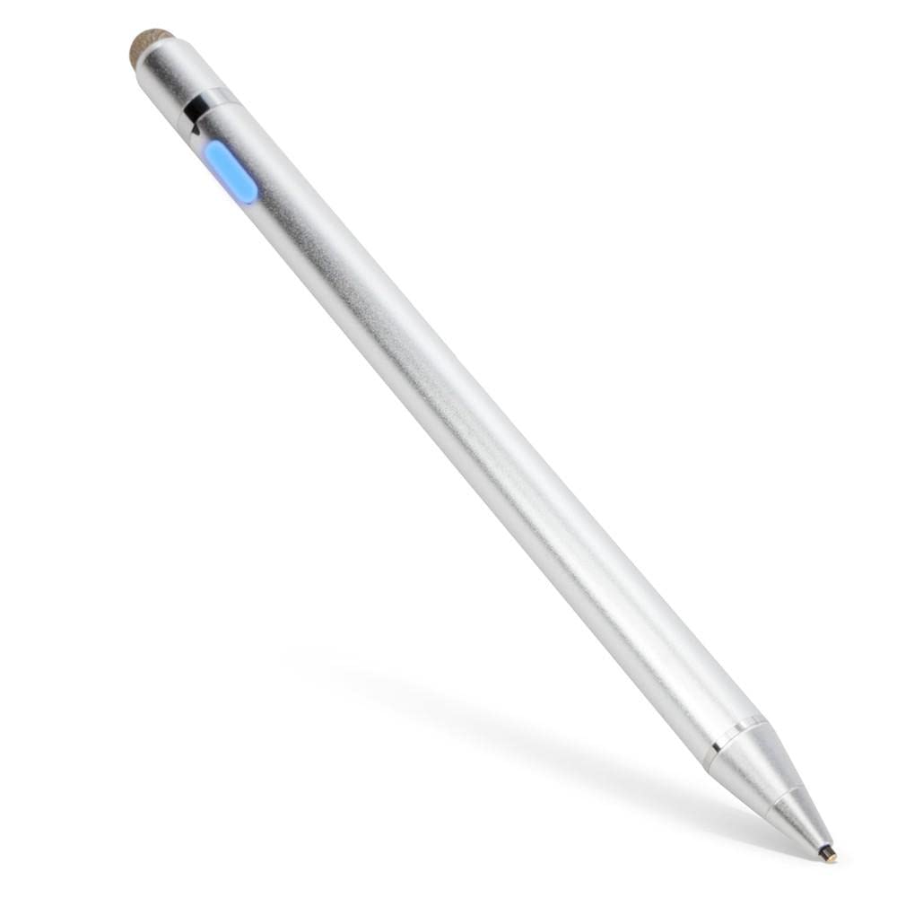 BoxWave Stylus Pen for iPad Pro 9.7 2016 AccuPoint Active Stylus with Ultra Fine Tip Metallic Silver - View 2 of 9