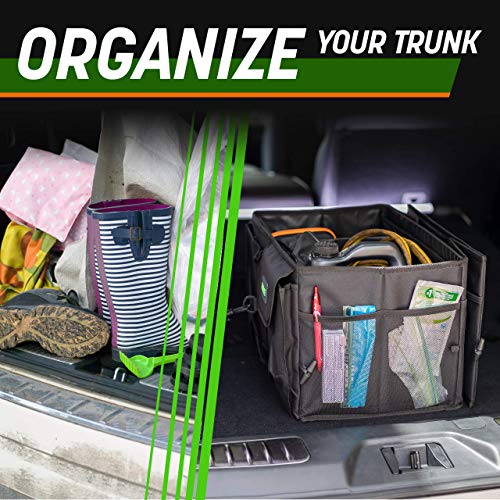 DRIVE Drive Auto Car Trunk Organizer - Collapsible Multi-Compartment Storage for SUVs & Trucks - Adjustable Straps - Ideal Car Accessory - View 4 of 11