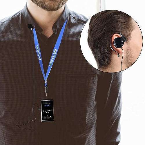 Retekess Retekess T130 Tour Guide System: High-Quality Sound, 99 Channels for Churches, Courts & Training - 1 Transmitter, 2 Receivers - View 8 of 10