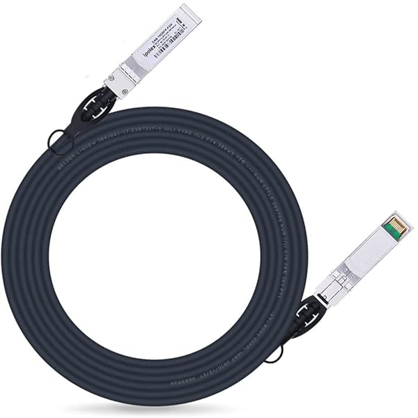 ipolex Ubiquiti 10Gb SFP Direct Attach Copper Cable Twinax Passive 3M 24AWG High Speed Network Connection - View 2 of 10