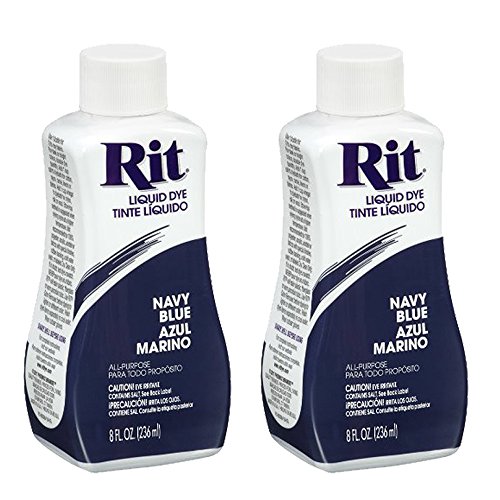 Rit Rit Dye Liquid Fabric Dye - Navy 8oz (2 Pack) for Vibrant Color & Easy Fabric Transformation - View 2 of 3