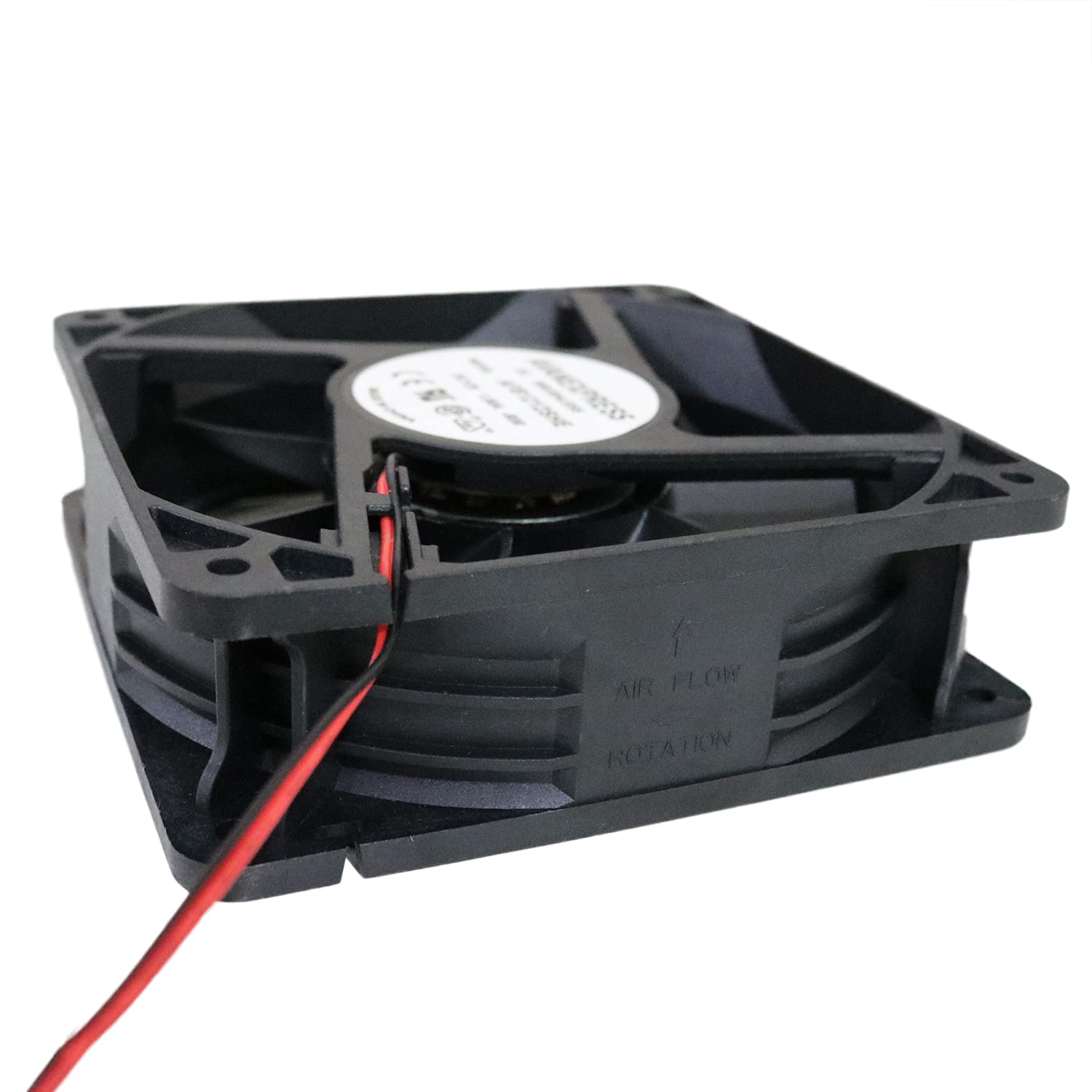Twinkle Bay Twinklebay 120x38mm Cooling Fan Replacement AFB1212SHE High CFM 12038 12V DC with 2 Pins 2 Wires Connector - View 3 of 6
