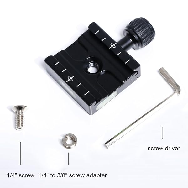 Harwerrel Harwerrel 50mm Quick Release Plate - Arca-Swiss Compatible Clamp for Tripod Ballheads - View 7 of 7