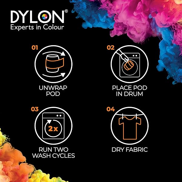 Dylon Buy Dylon Machine Dye 350g Velvet Black - Perfect for Vibrant Fabric Color - View 5 of 7