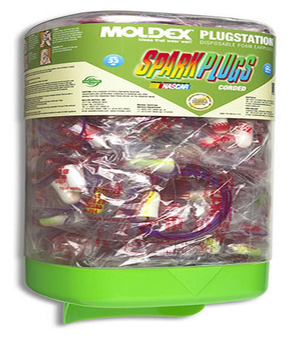 Moldex Moldex 6880 PlugStation Corded Earplug Dispenser 150 Pairs Standard Green Blue Pack of 150