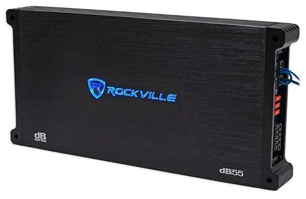 Rockville Rockville dB55 4000W 5-Channel Car Amplifier - Powerful 1000W RMS Stereo Sound! - View 3 of 10