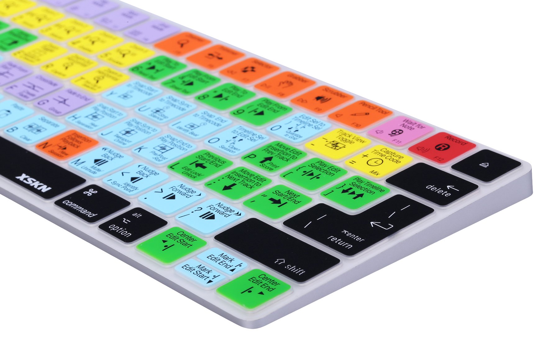 XSKN Avid Pro Tools Silicone Keyboard Cover for Apple Magic Keyboard 2015 MLA22LLA MLA22BA A1644 US EU Versions - View 4 of 9