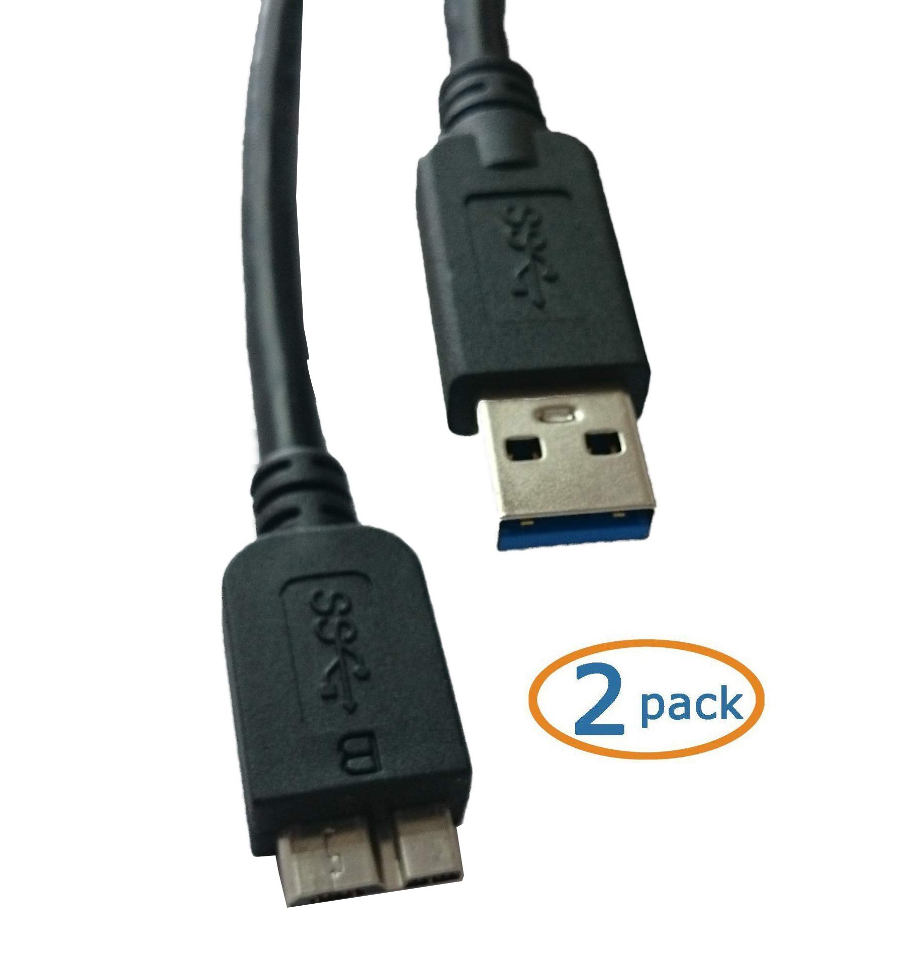 USB 3.0 Data Sync Charger 21-pin Cable 2 Pack for Samsung Galaxy S5 Note 3 N9000 Tab Pro 12.2 - View 2 of 6
