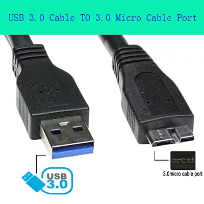 USB 3.0 Data Sync Charger 21-pin Cable 2 Pack for Samsung Galaxy S5 Note 3 N9000 Tab Pro 12.2 - View 4 of 6