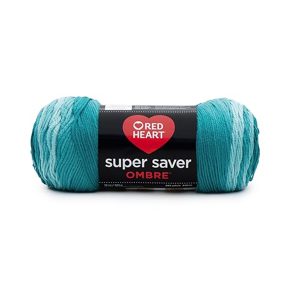 Red Heart Buy RED HEART E305.3985 Super Saver Ombre Yarn Velvet - Soft, Durable & Perfect for Crafting!
