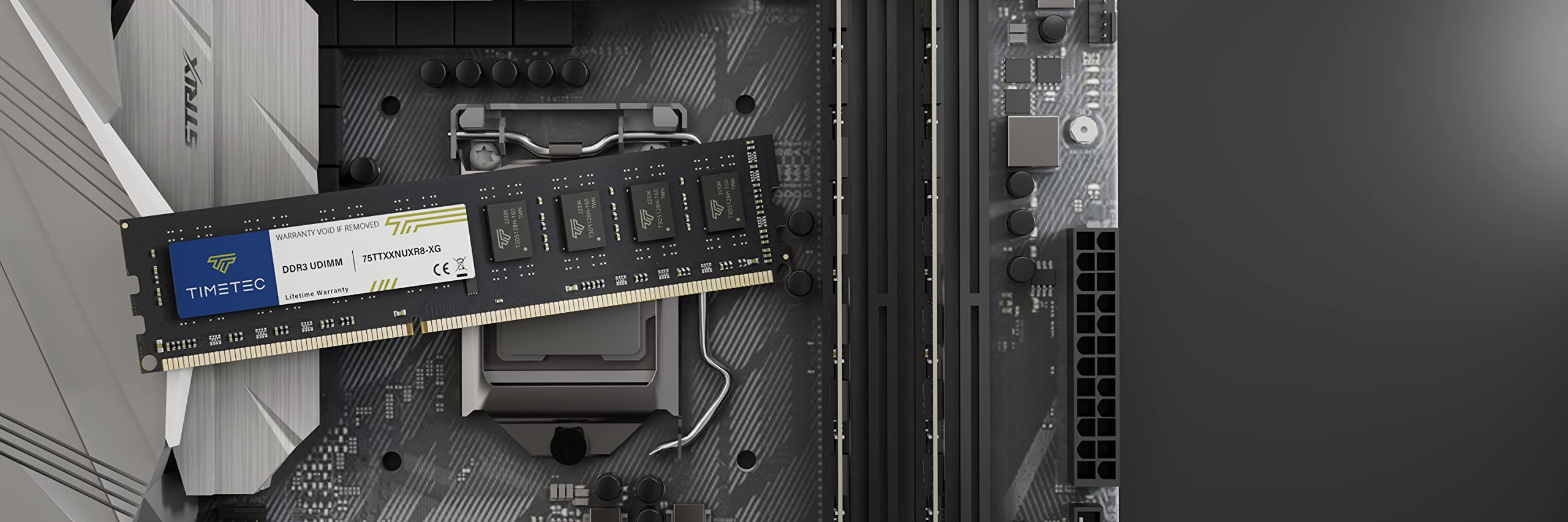 Timetec Hynix IC 8GB DDR3 1333MHz PC3-10600 Non ECC Memory Kit for Dell Optiplex 780 DT MT SFF RAM Upgrade Low Density 8GB Kit - View 5 of 6