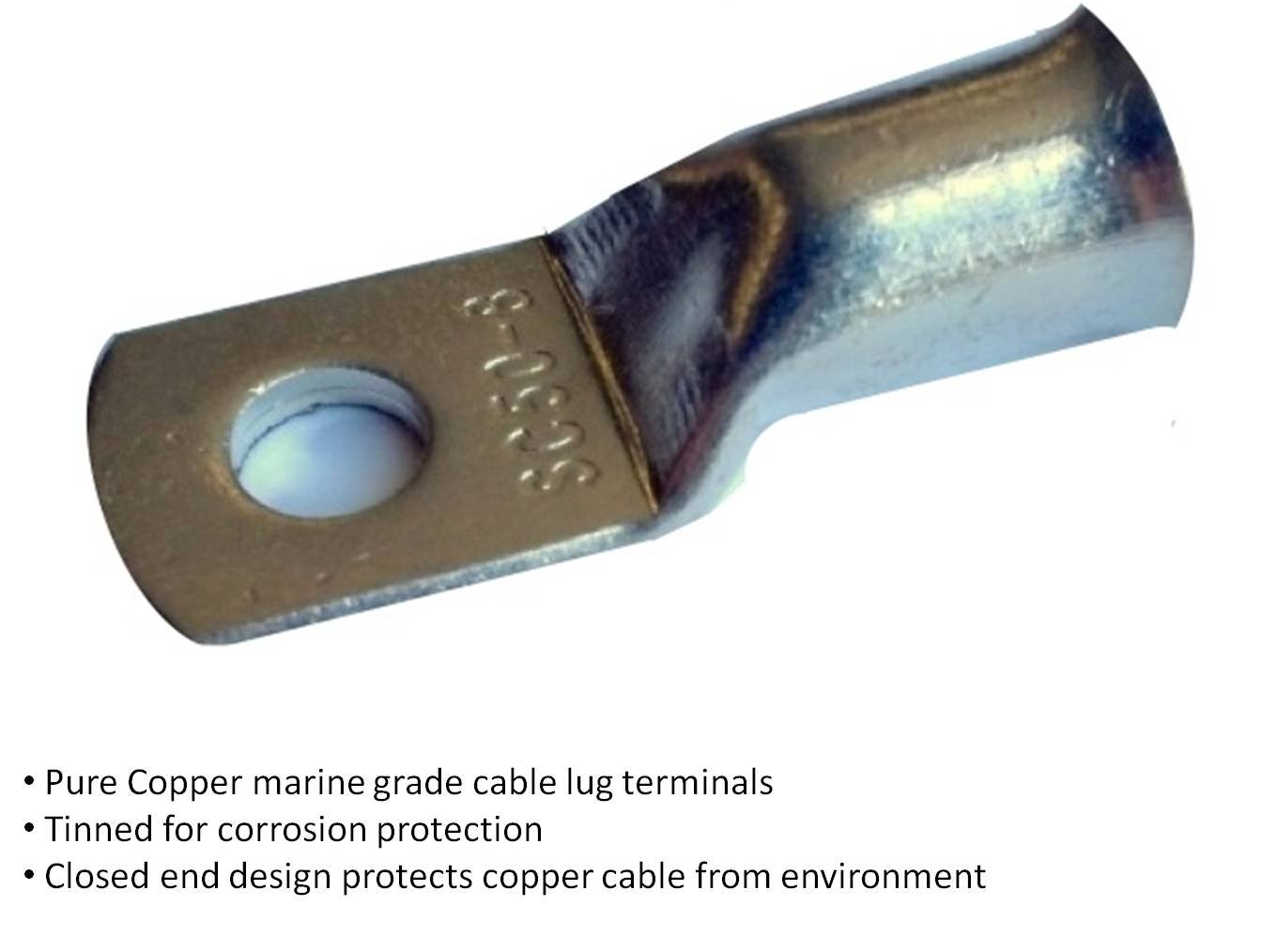 8 AWG Red 2 Feet Pure Copper PowerFlex Battery Inverter Cables with Lugs for Solar RV Auto Marine Car Boat - View 5 of 6