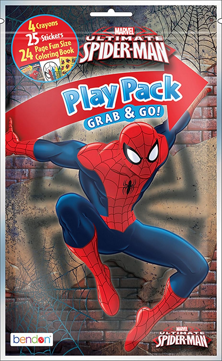 Bendon Bundle of 12 Marvel Spider-Man Grab and Go Play Packs for Fun and Adventure - View 2 of 3
