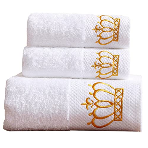 Sunshinejing Luxury 100% Cotton Bath Towel Set: Soft, Absorbent Towels for Spa & Hotel Quality Comfort