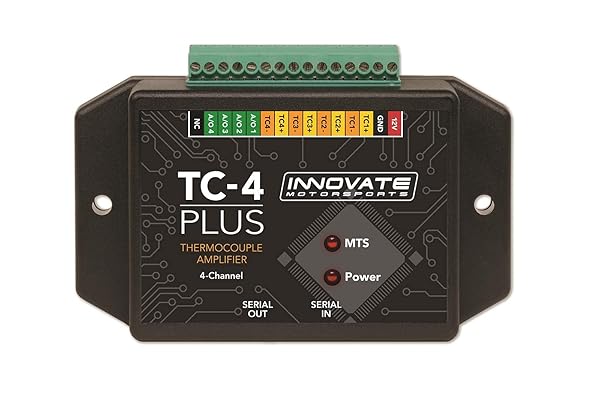 Innovate Motorsports Innovate Motorsports 3915 TC-4 Plus Thermocouple Amplifier for MTS 1 Pack High Performance Temperature Measurement Device
