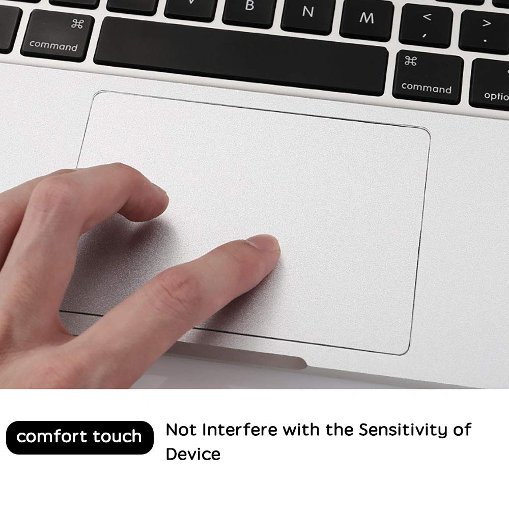 Toshion Palm Rest Cover and Trackpad Protector Skin for MacBook Air 13.3 A1466 A1369 Silver - View 4 of 7