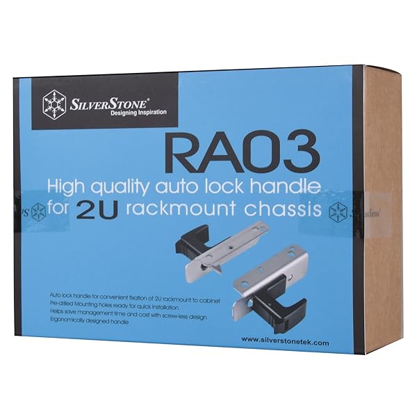 SilverStone Silverstone Technology Auto Lock Handles for RackMount Cases and Cabinets RA03B - View 8 of 8