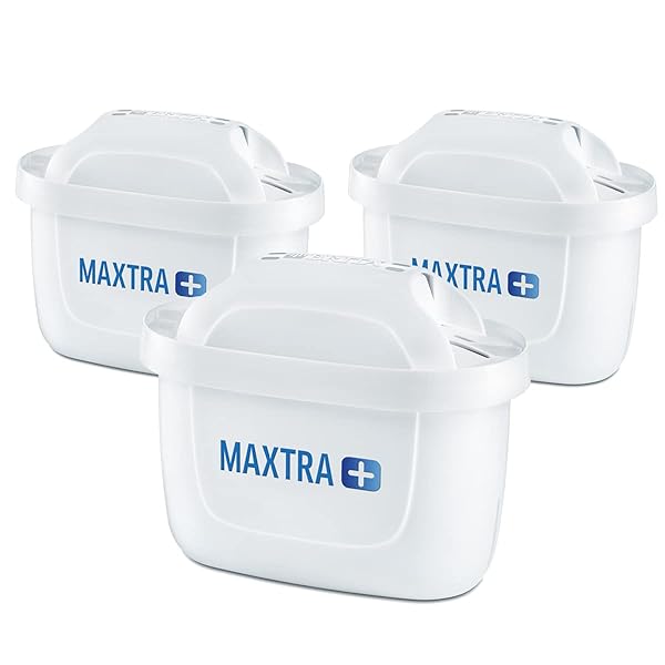 BRITA BRITA MAXTRA+ Replacement Water Filter Cartridges - Pack of 3 for Great Taste & Purity, Compatible with All BRITA Jugs