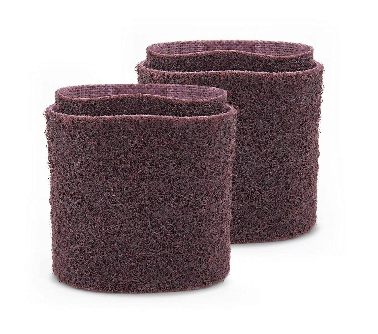 CS Unitec CS Unitec PTX Medium Fleece Nonwoven Sleeve Abrasive Grit Torque Grinder Tool Attachment 3-1/2 Inch Diameter Red Pack of 4 - View 3 of 7