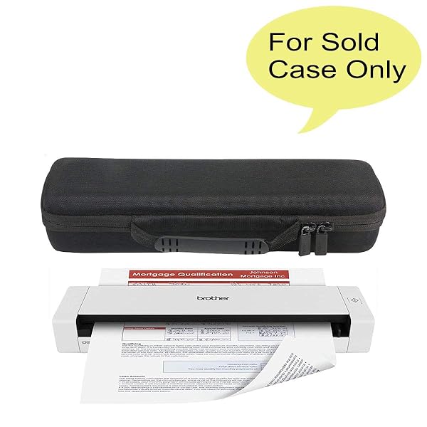 co2CREA Hard Travel Case for Brother DS-720D Mobile Color Page Scanner by co2CREA Durable and Lightweight Protection - View 3 of 8