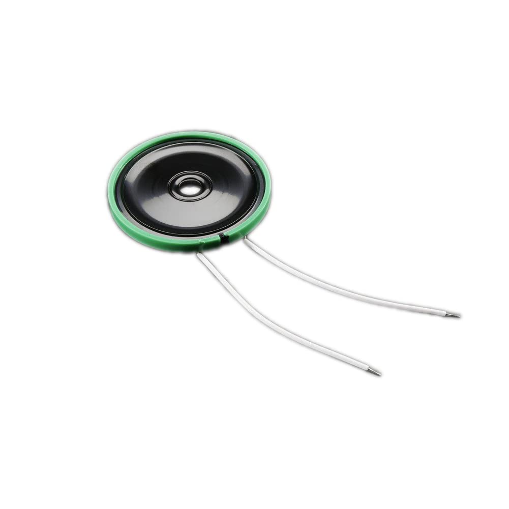 Thin Plastic Speaker 8 Ohm 0.5W 40mm Pack of 2 High Quality Sound for DIY Projects