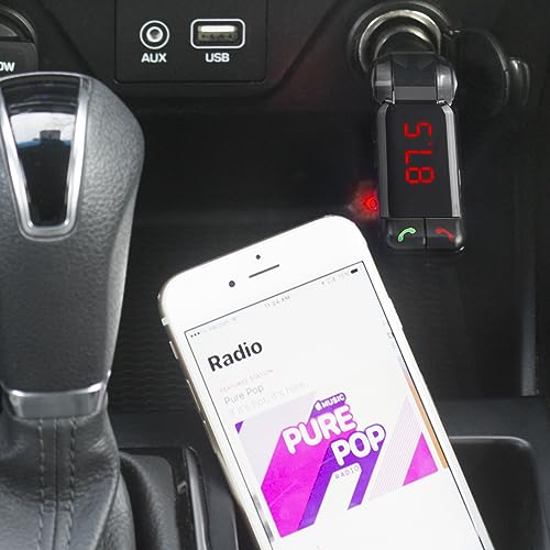 Bracketron Bracketron Roadtripper Car Audio Bluetooth Transmitter for Easy Wireless Streaming and Hands-Free Calls - View 5 of 6
