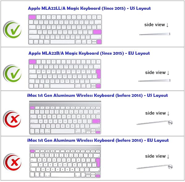 XSKN XSKN Magic Keyboard Cover for Adobe Illustrator Durable Silicone Skin for Apple Magic Keyboard MLA22LL/A - View 3 of 10