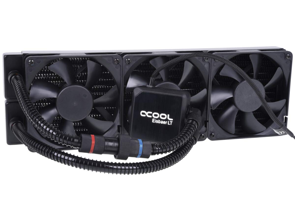 Alphacool Alphacool Eisbaer LT360 AIO CPU Cooler Black High Performance Liquid Cooling Solution - View 2 of 5