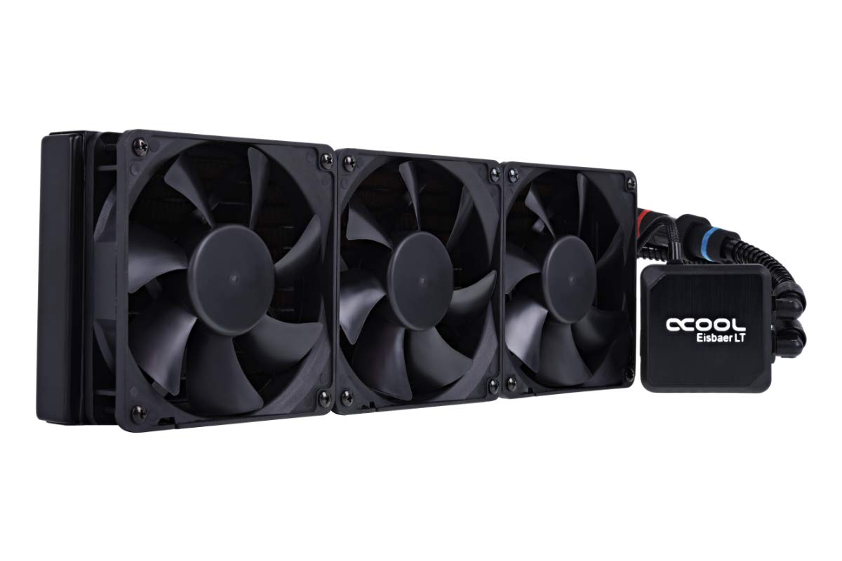 Alphacool Eisbaer LT360 AIO CPU Cooler Black High Performance Liquid Cooling Solution