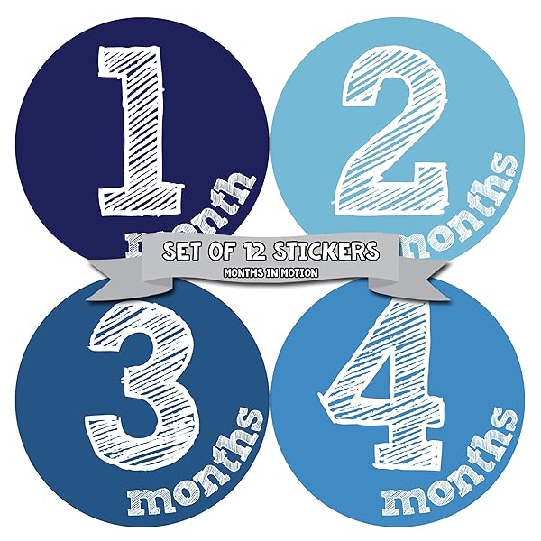 Months In Motion Months in Motion Baby Monthly Stickers - Milestone Gift for Newborns & Infants (Set of 12) - View 2 of 5