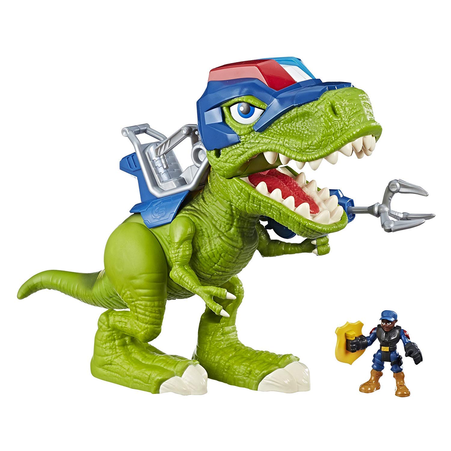 Playskool Playskool Heroes Chomp Squad Troopersaurus and Bobby Badge Action Figure Set for Kids