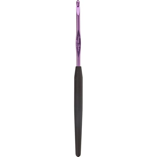 Susan Bates Silvalume Soft Handle Aluminum Crochet Hook 5.5in - Size G6/4mm for Comfortable Crocheting - View 3 of 3