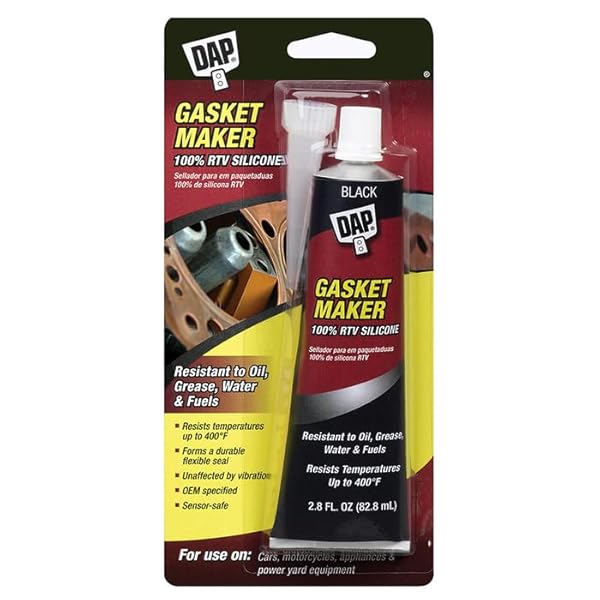 DAP Buy DAP Black Silicone Rubber Gasket Sealant 2.8 oz - Durable, Waterproof & Easy to Use