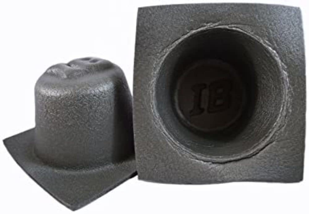 Install Bay 6.5 Inch Foam Bass Reflex Acoustic Car Audio Speaker Baffles Pair for Enhanced Sound Quality