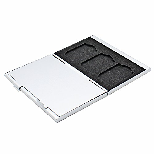 Foto&Tech Foto&Tech Silver Aluminum Memory Card Case: 4 SD & 8 Micro SD Slots for Lexar, SanDisk, Kingston, Sony - View 4 of 6