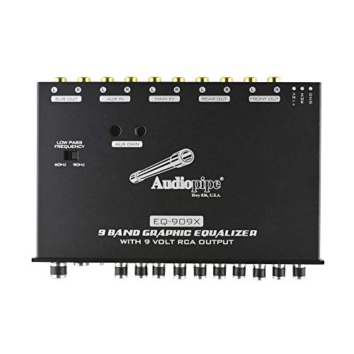 Audiopipe Audiopipe 9 Band Equalizer for Superior Sound Control and Enhanced Audio Experience - View 3 of 7